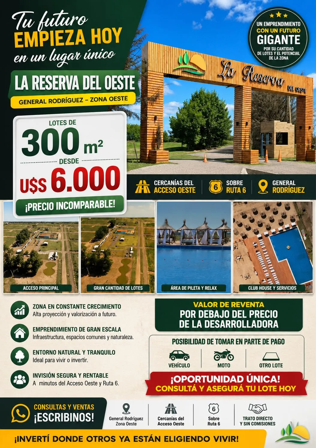 BARRIO PRIVADO LA RESERVA DEL OESTE